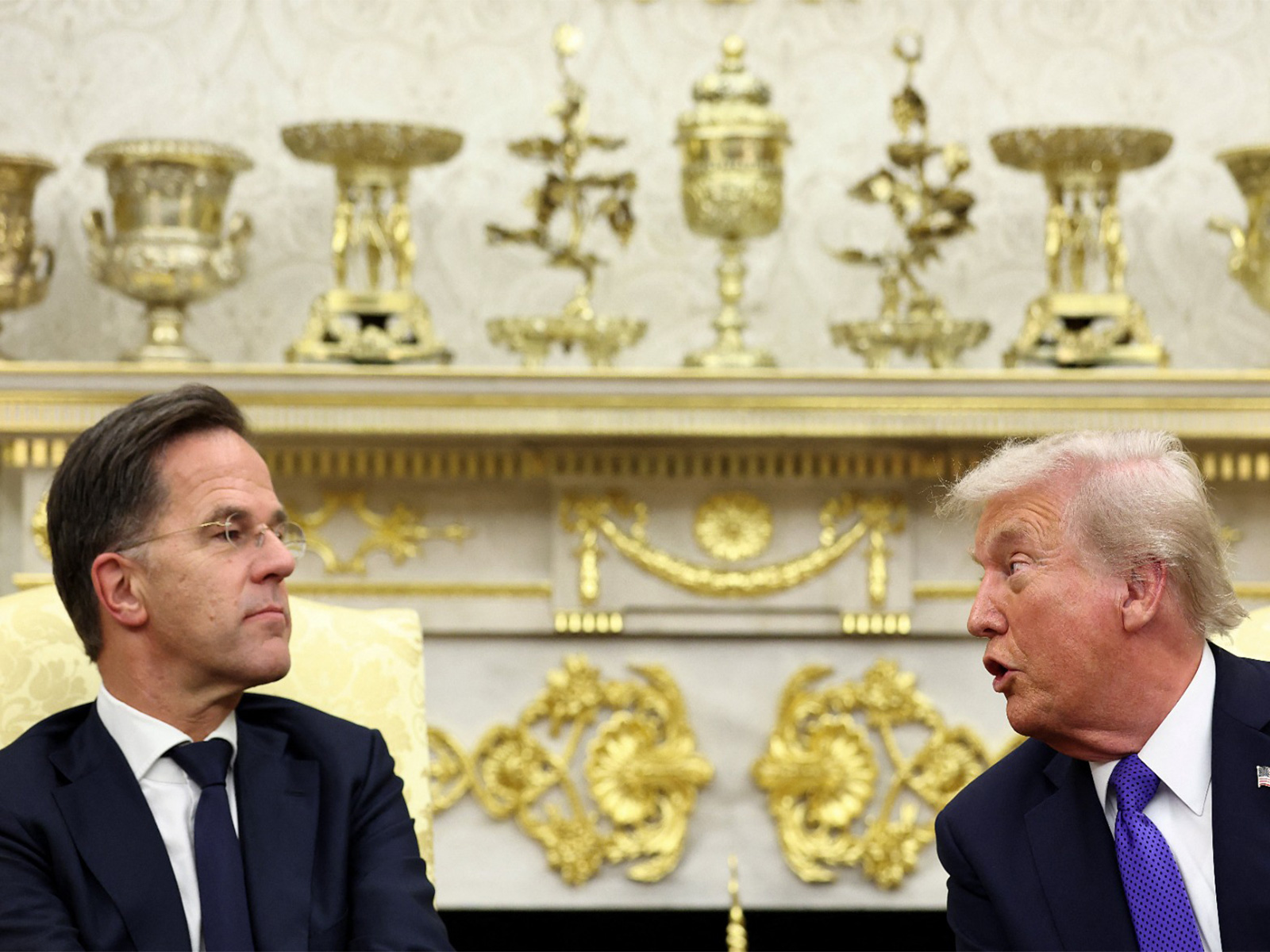 US President Trump speaks to NATO Secretary-General Mark Rutte (File Photo/Reuters)