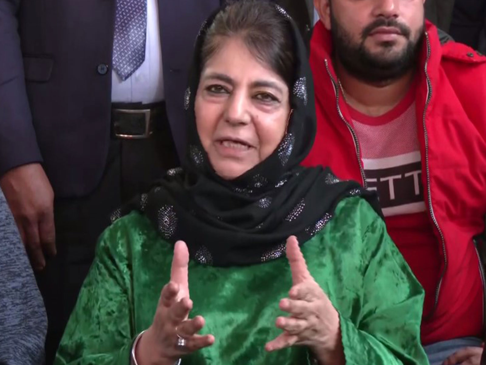 Peoples Democratic Party (PDP) chief Mehbooba Mufti (Photo/ANI)