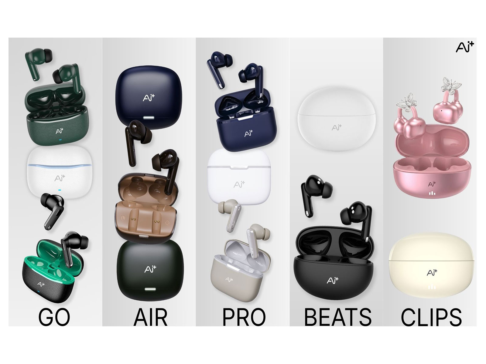 NovaPods lineup with a dual-tone, Pantone-inspired colour story