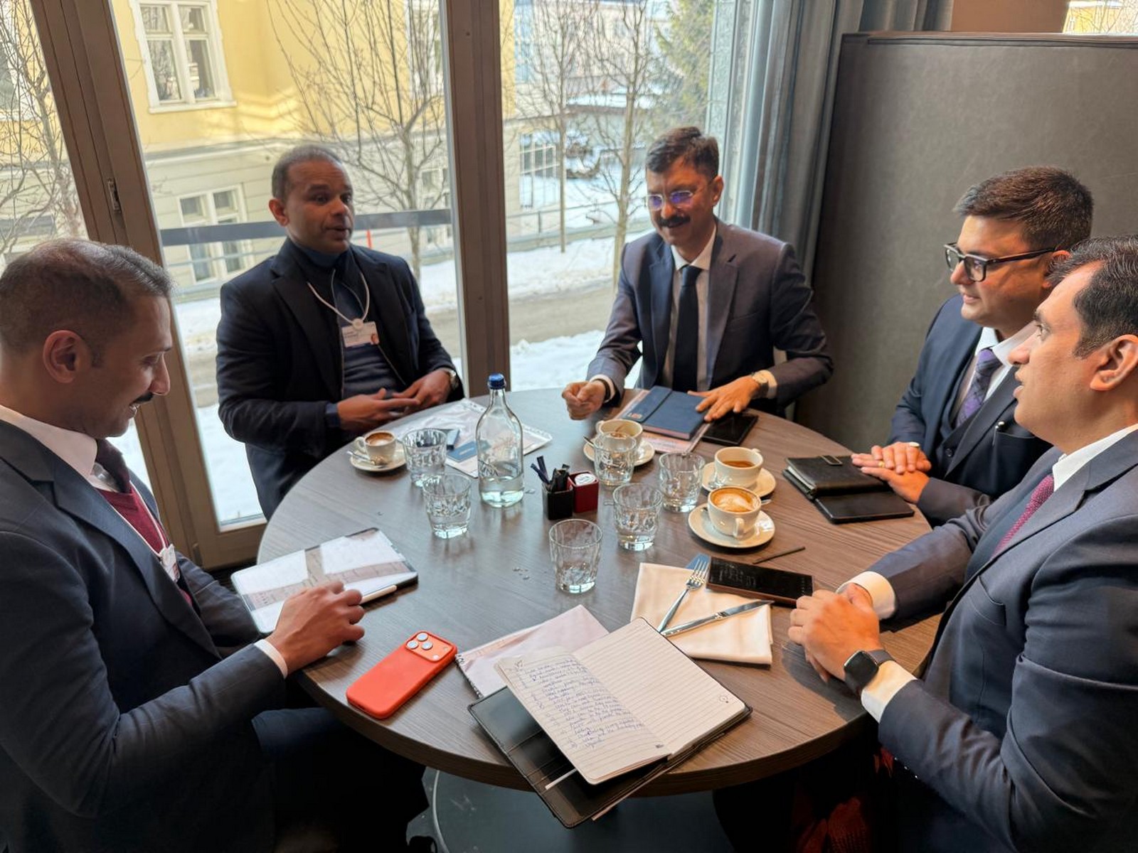 GIFT City delegation meeting senior leaders of top global organisations at WEF 2026 (Photo/GIFT City)