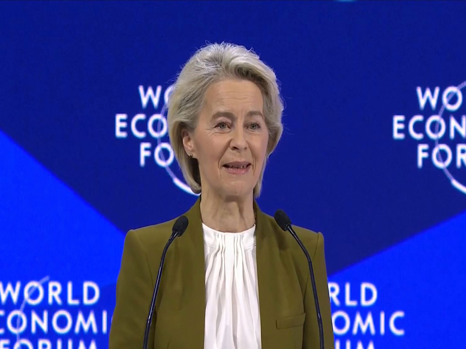 European Commission President Ursula von der Leyen speaks at the World Economic Forum in Davos. (Photo/X/@vonderleyen) European Commission President Ursula von der Leyen speaks at the World Economic Forum in Davos. (Photo/X/@vonderleyen)