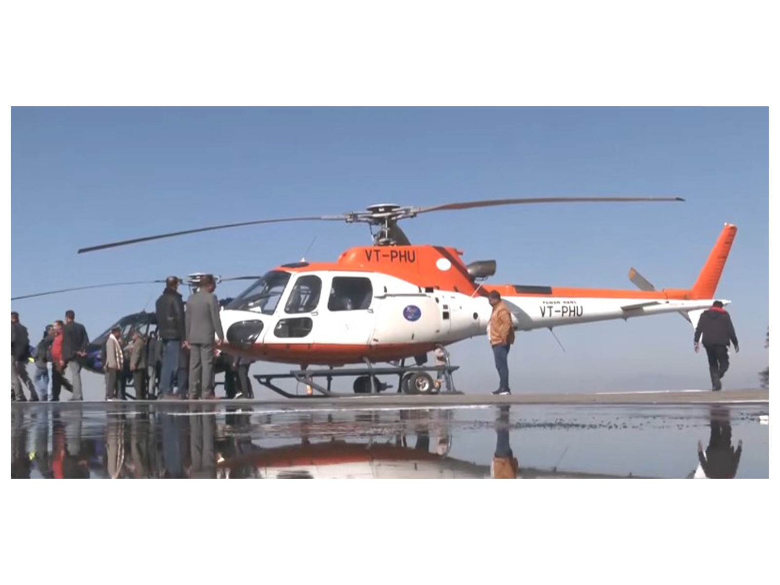 Heli-taxi from Shimla to Kullu, Reckong Peo (Kinnaur) and Chandigarh (Photo/ANI)