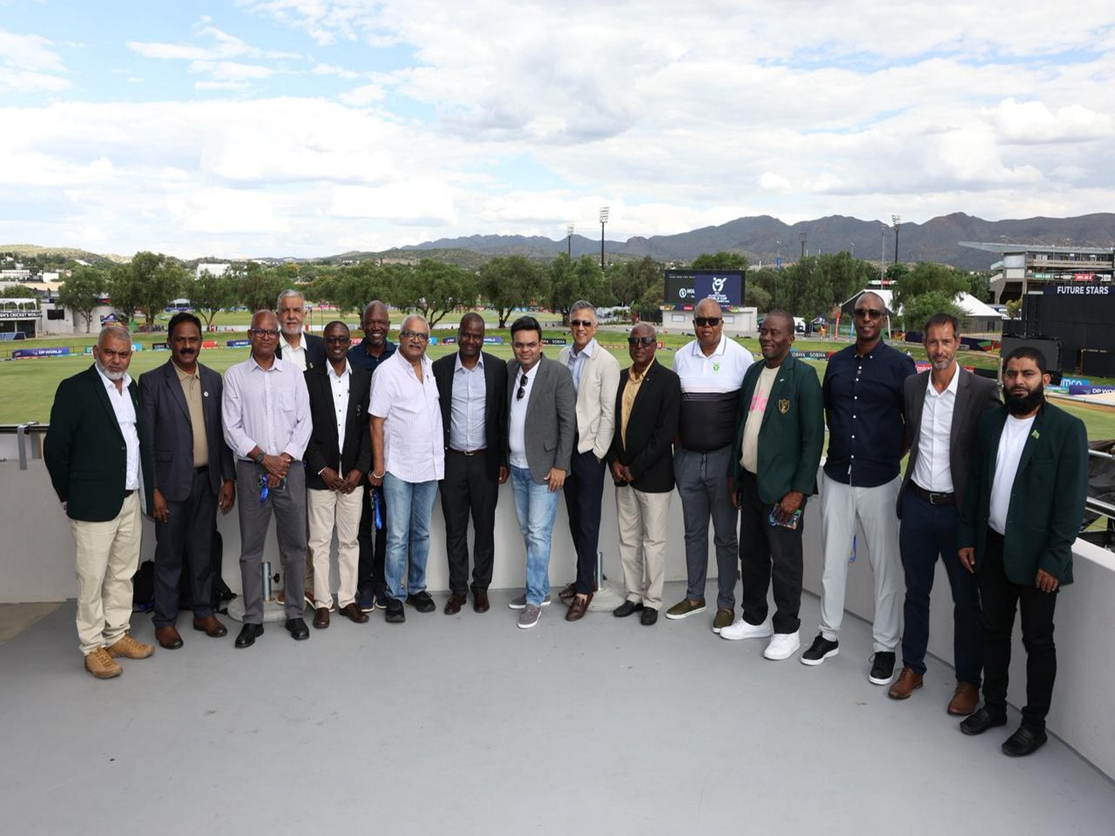Jay Shah meets Africa Cricket Association leaders. (Photo/ICC) 