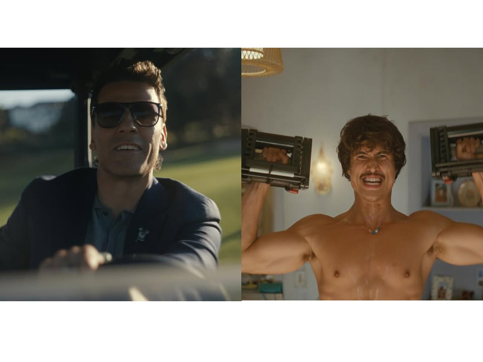 Actor Oscar Issac and Charles Milton (Photo/Instagram@netflix)