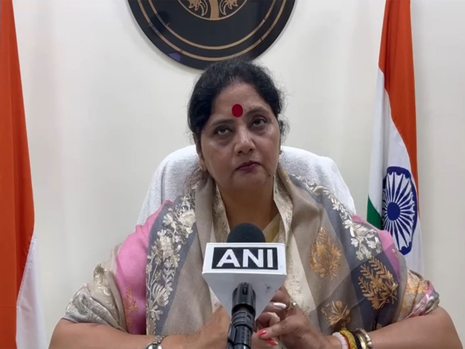 Uttar Pradesh state’s Women Commission chairperson Babita Singh Chauhan (Photo/ANI)