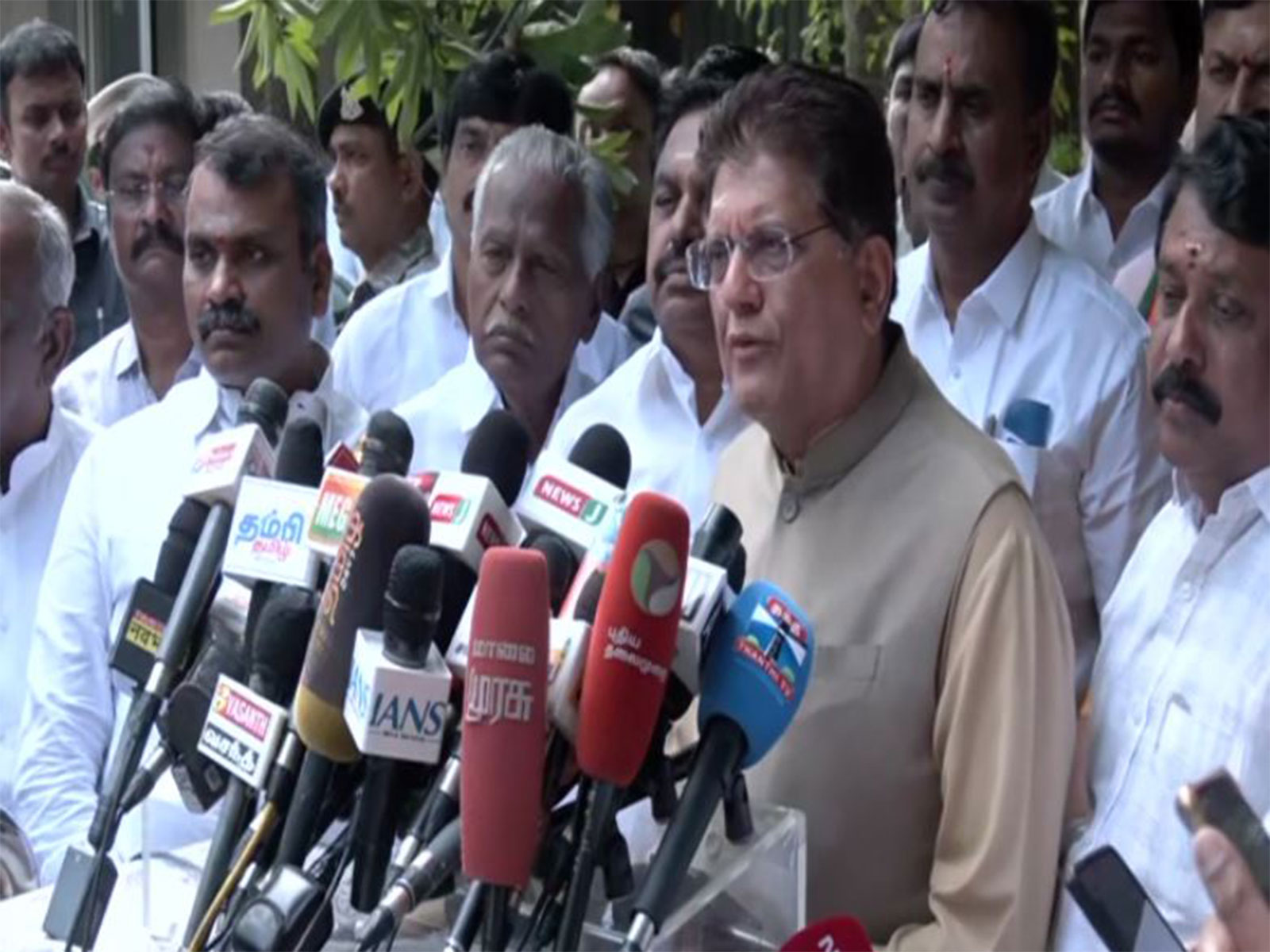 Union Minister and BJP’s Tamil Nadu election in-charge Piyush Goyal (Photo/ANI)