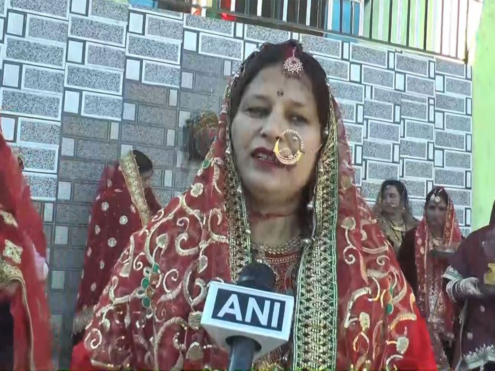 A woman celebrating Kanchoth festival. (Photo/ANI)