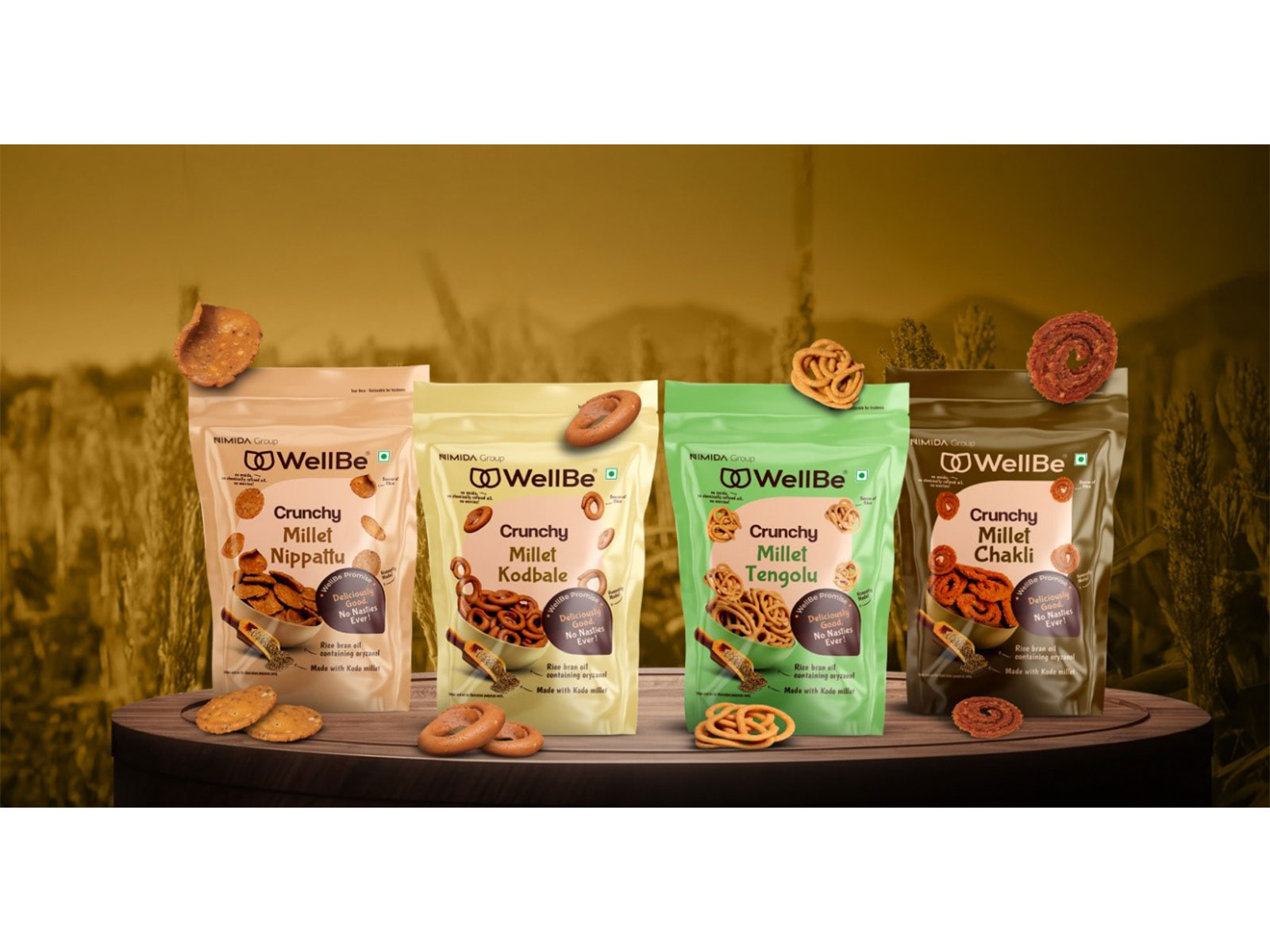 WellBe Foods expands its healthy snacking portfolio with the launch of millet-based snacks