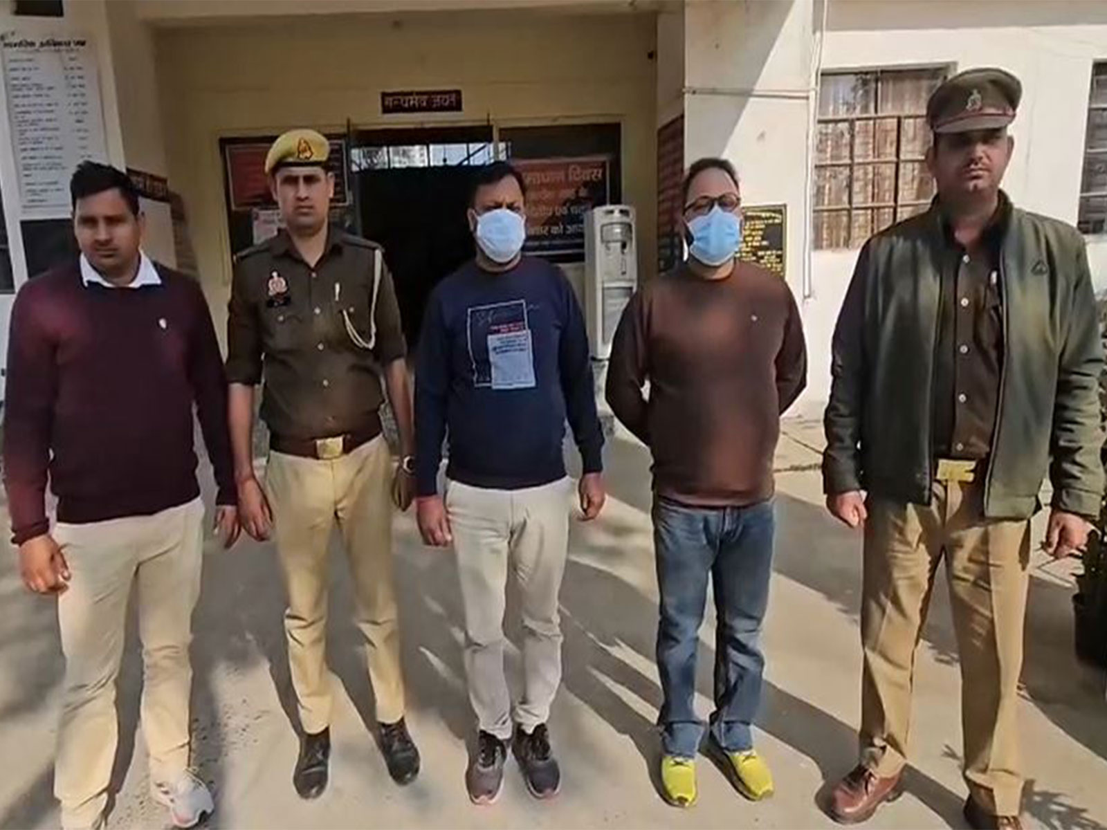 Noida Police arrested two individuals in Techie death case.  (Photo/Noida Police)