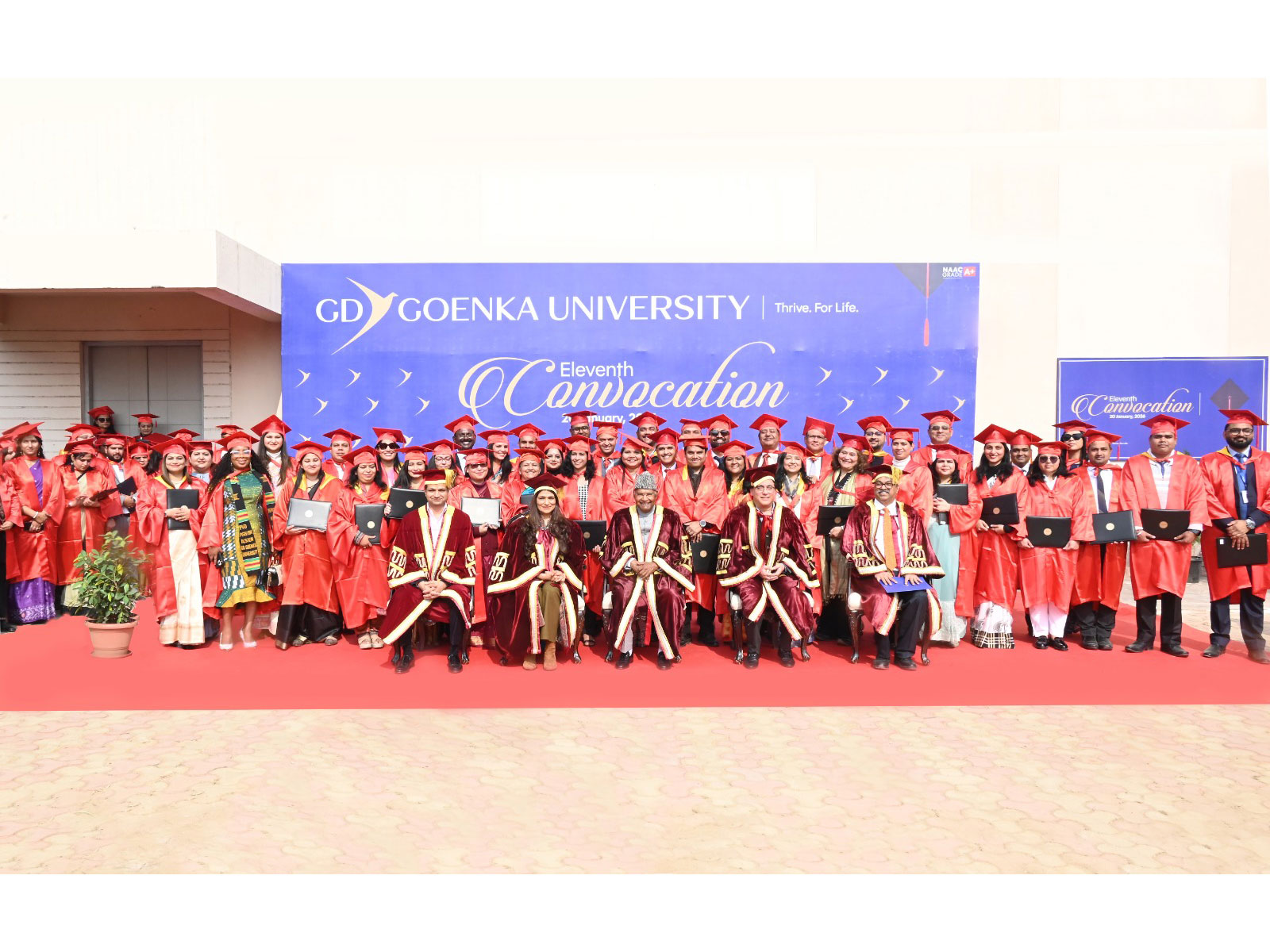 Hon’ble Shri Ram Nath Kovind graces GD Goenka University’s 11th Convocation Ceremony as Chief Guest in Gurugram.