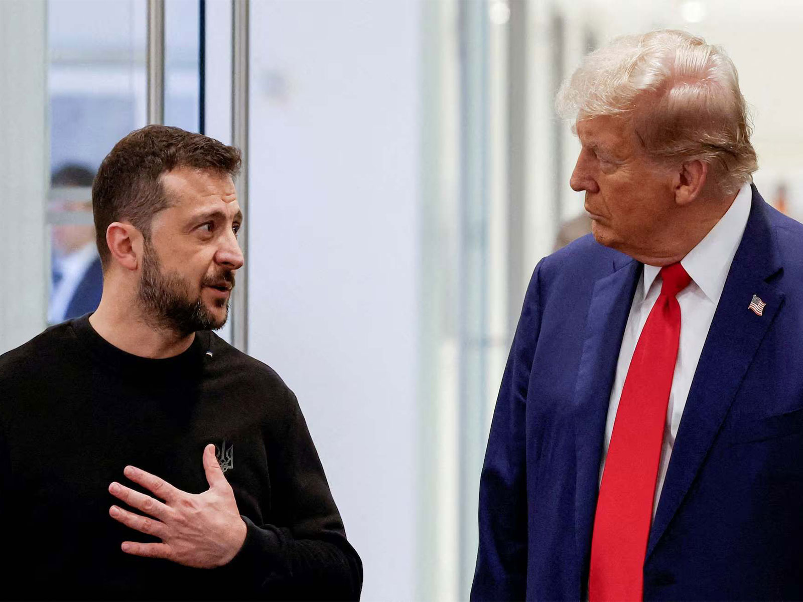 Ukrainian President Volodymyr Zelenskyy (left) with US President Donald Trump (File Photo/Reuters)