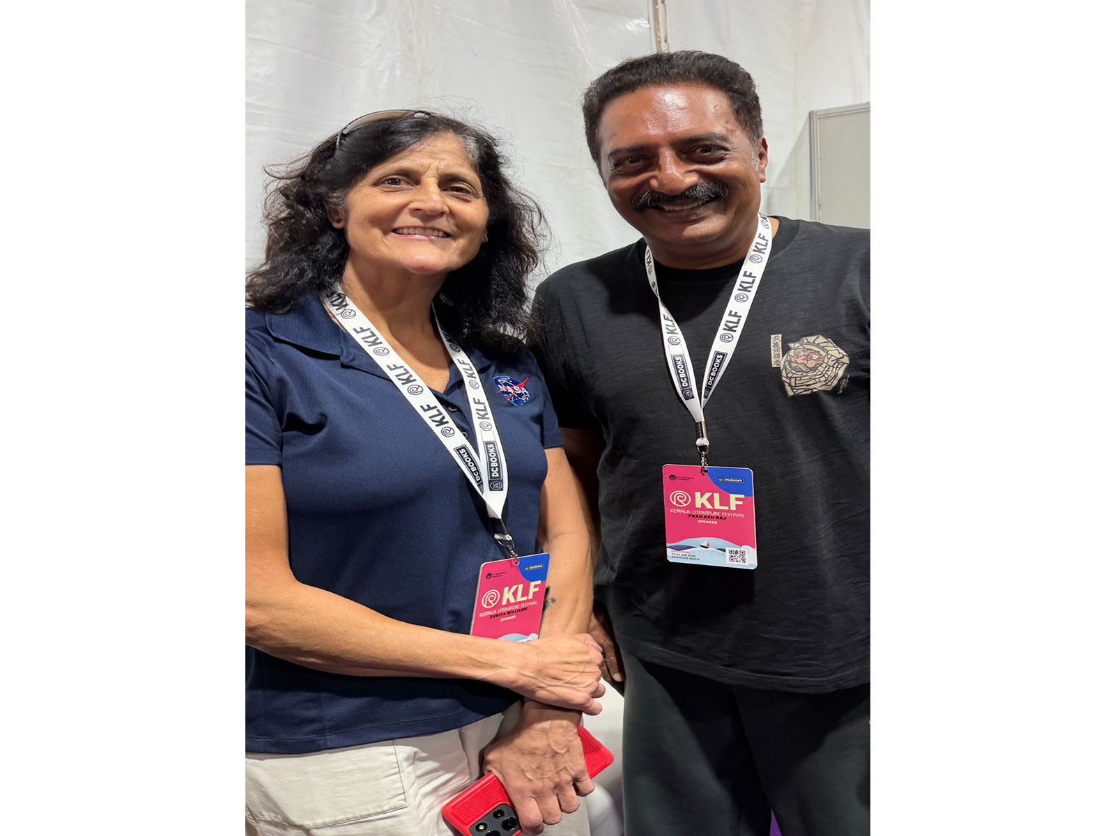Prakash Raj with Sunita Williams (Photo/X@prakashraaj)