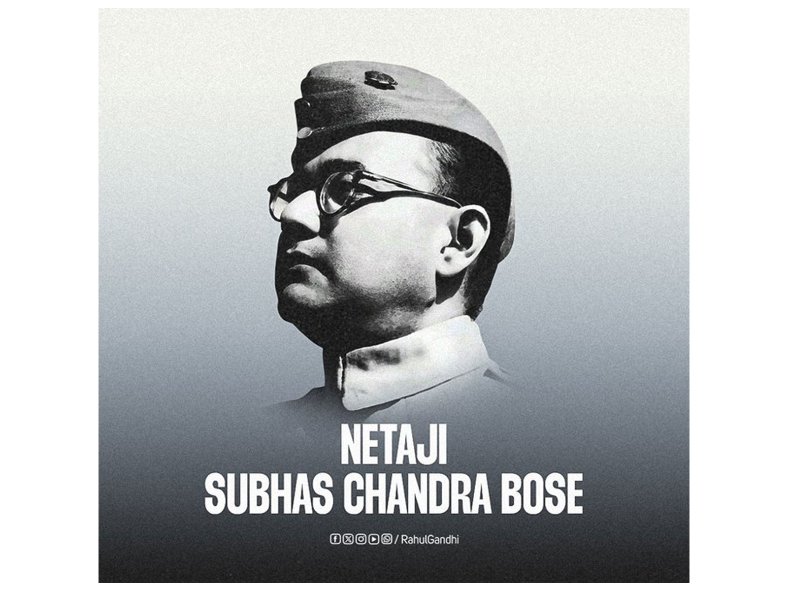 Netaji Subhas Chandra Bose (Photo X/Rahul Gandhi)