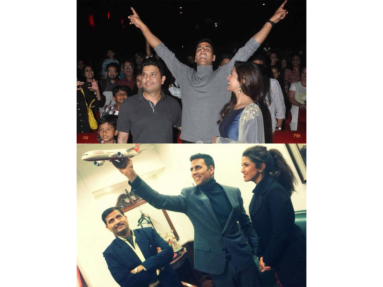 Nimrat Kaur and Akshay Kumar (Photo/instagram/@nimratofficial)