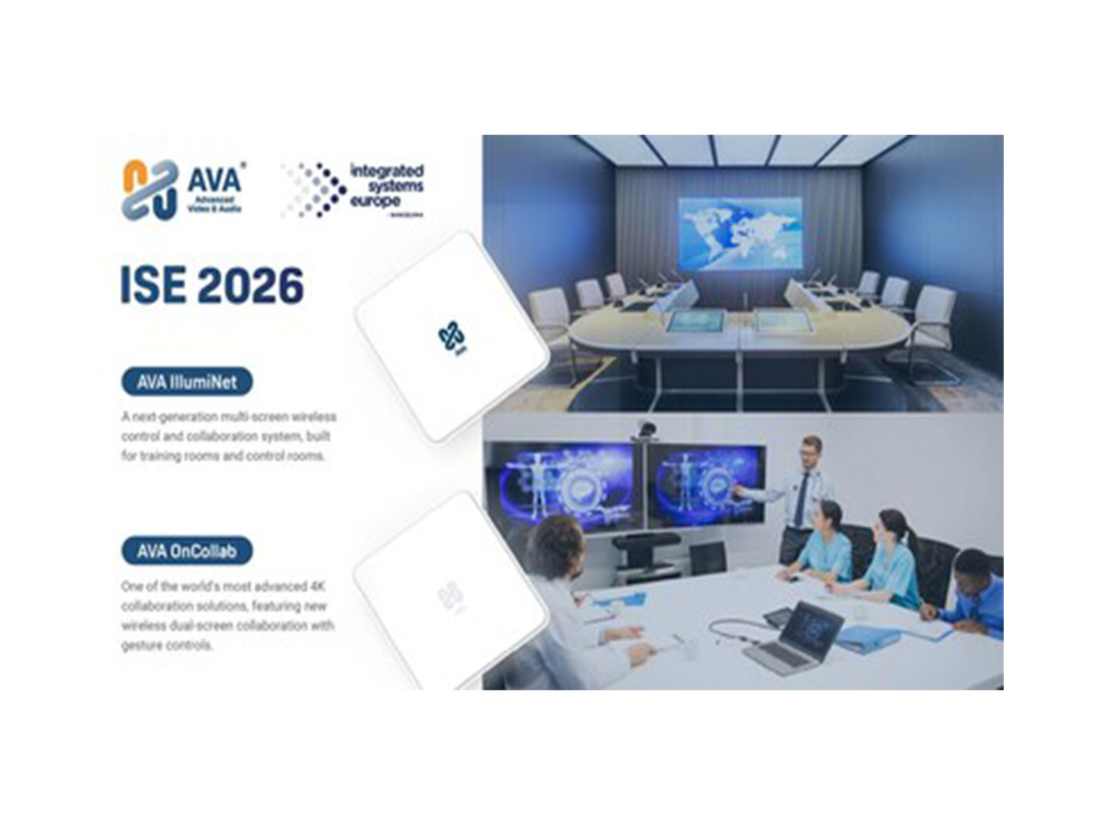 AVA to Showcase Next-Generation Multi-Screen Collaboration Solutions at ISE 2026, Expanding Global Partnerships Across Asia-Pacific