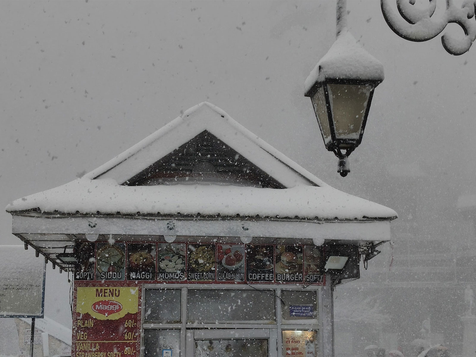 Fresh snowfall arrives in Shimla (Photo/ANI)