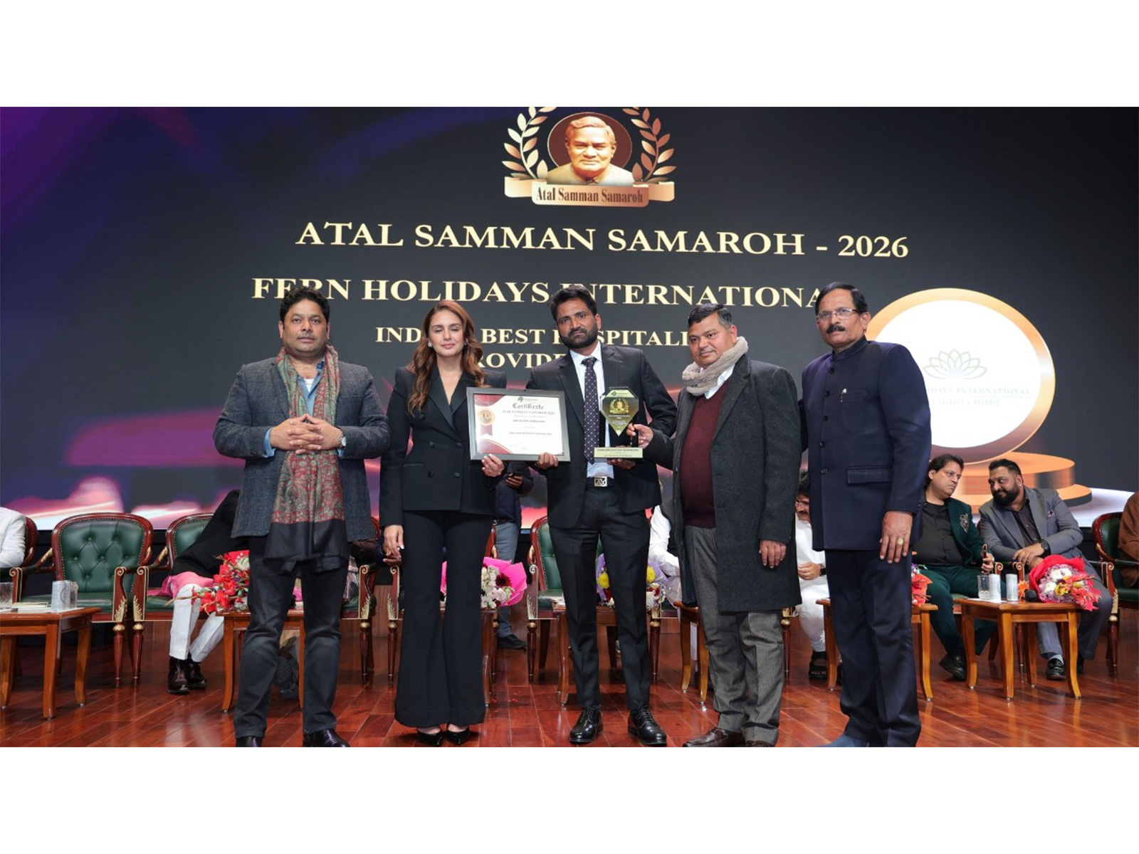 Fern Holidays International Recognised as “India’s Best Hospitality Provider 2025” at Atal Samman Samaroh 2026