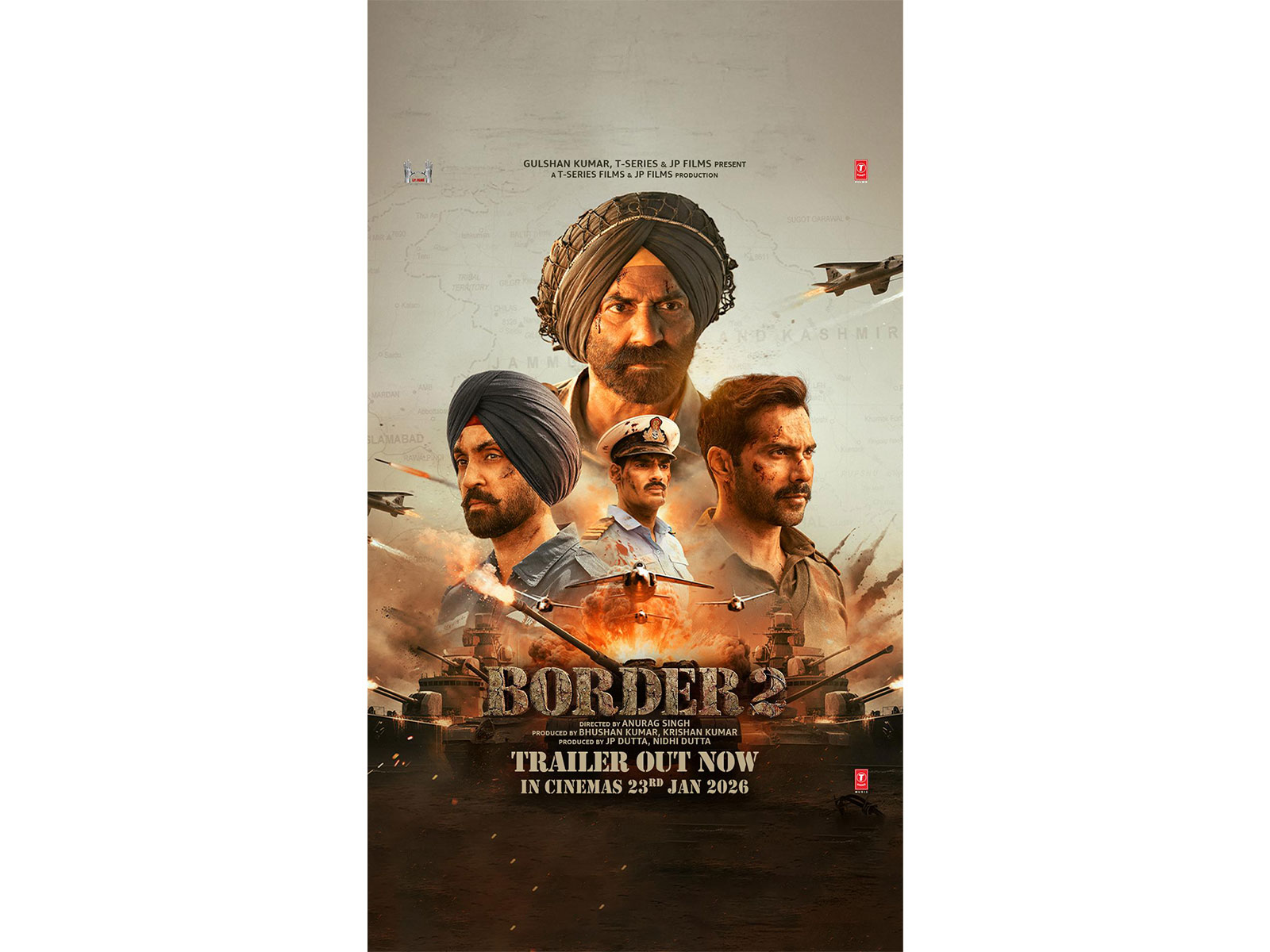 Poster of Border 2 (Photo/T-Series )