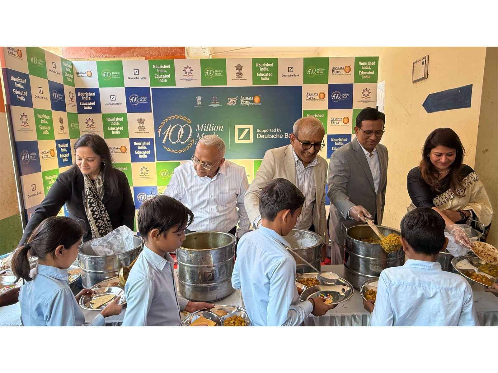 L to R - Ruchi Khemka, Head of CSR, DB; Shridhar Venkat, CEO, TAPF; Kaushik Shaparia, CEO, DB; Rajarshi Chakraborty, Group COO, DB & Smriti Sharma, DB India