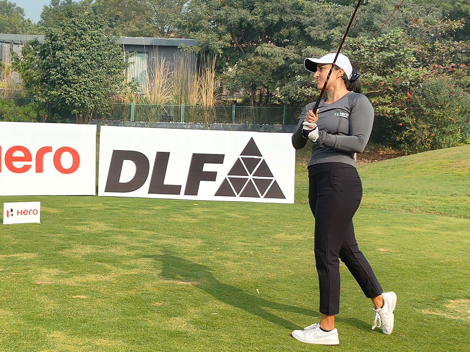 Ridhima Dilawari in action during second leg of Women's Pro Golf Tour (Image: WPGT)
