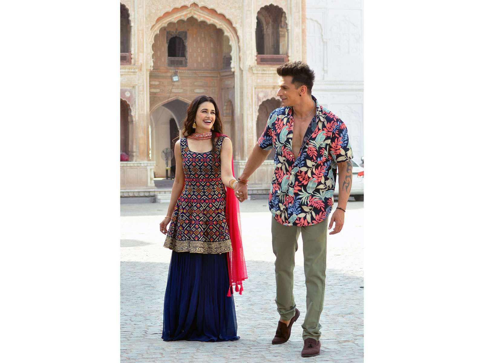 Prince Narula and Yuvika Chaudhary (Photo/ANI)