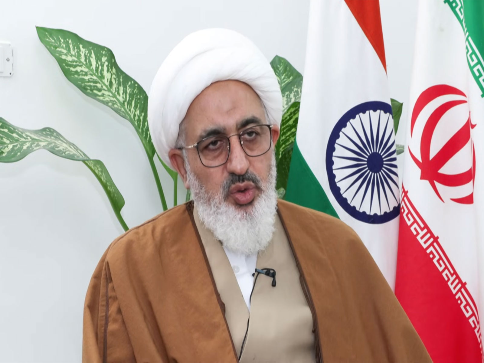 Abdul Majid Hakeem Illahi, Representative of the Supreme Leader of Iran (Photo/ANI) Abdul Majid Hakeem Illahi, Representative of the Supreme Leader of Iran (Photo/ANI)