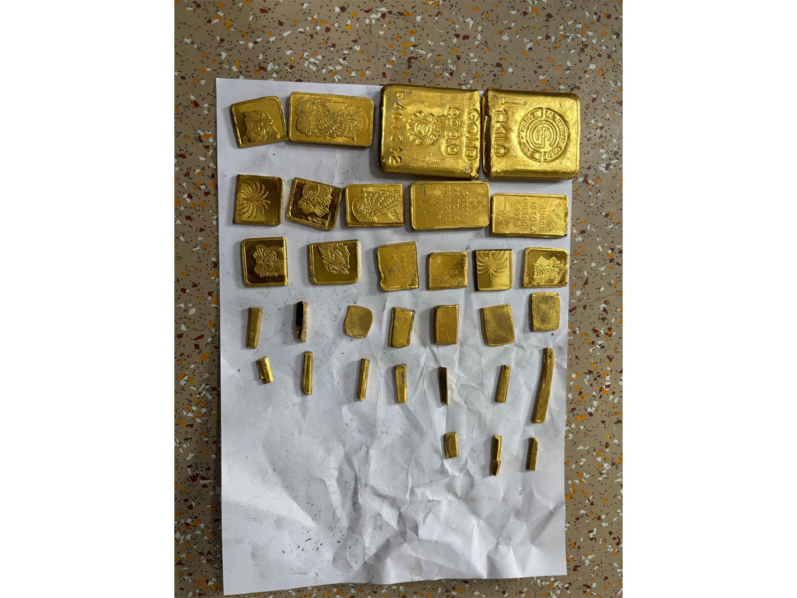 Smuggled gold seized by Mumbai DRI (Photo/ANI)