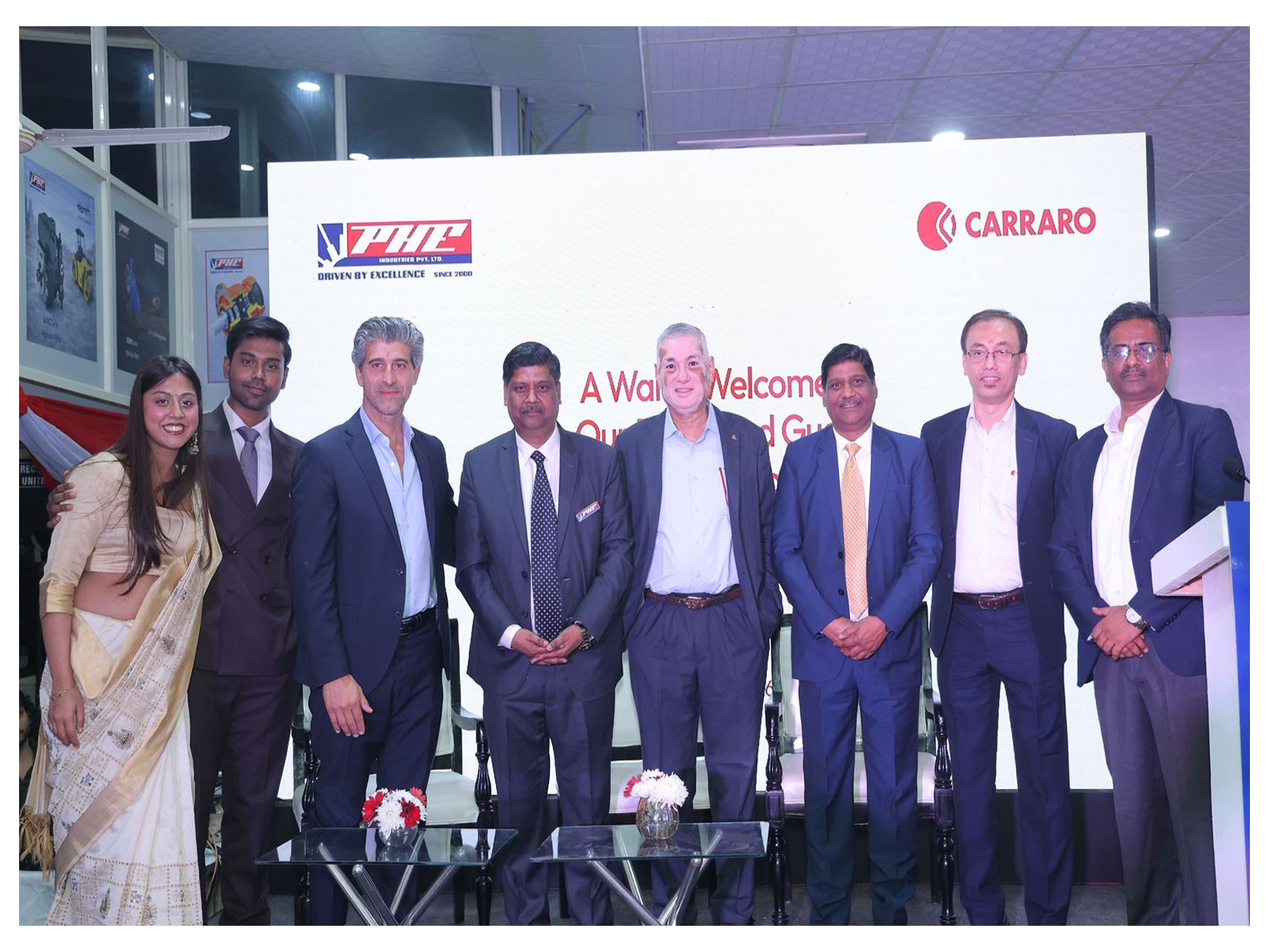 PHE industries Private Limited inaugurated India’s first Carraro Authorised Service centre at its Faridabad facility