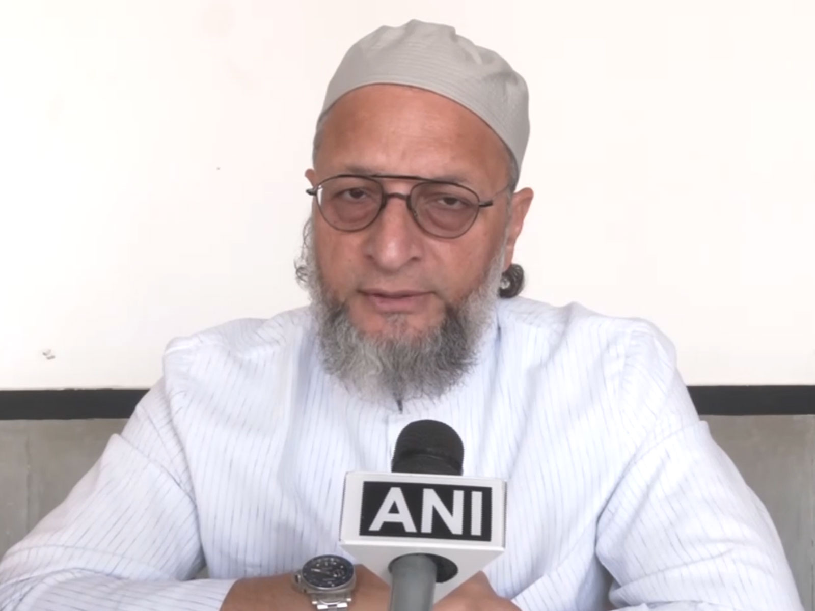 Hyderabad MP Asaduddin Owaisi (Photo: ANI)