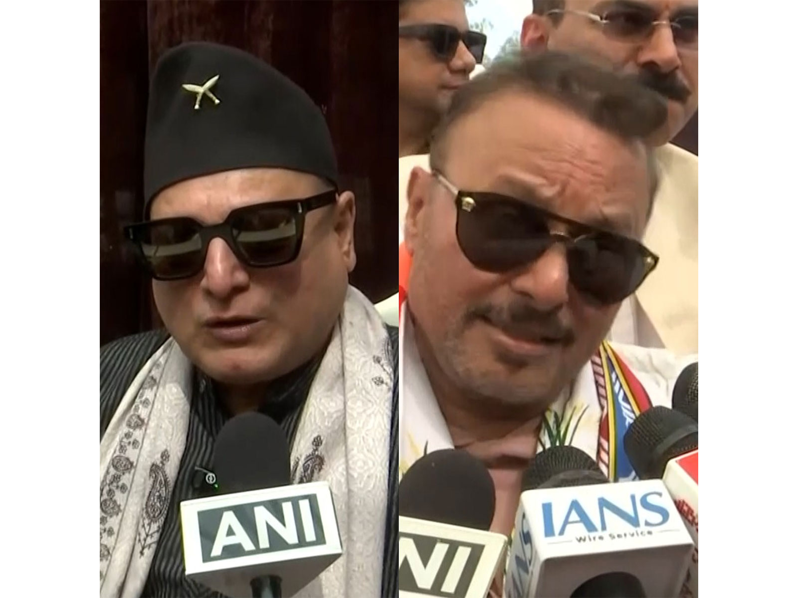Manoj Joshi, Anil Sharma (Image source/ANI) 