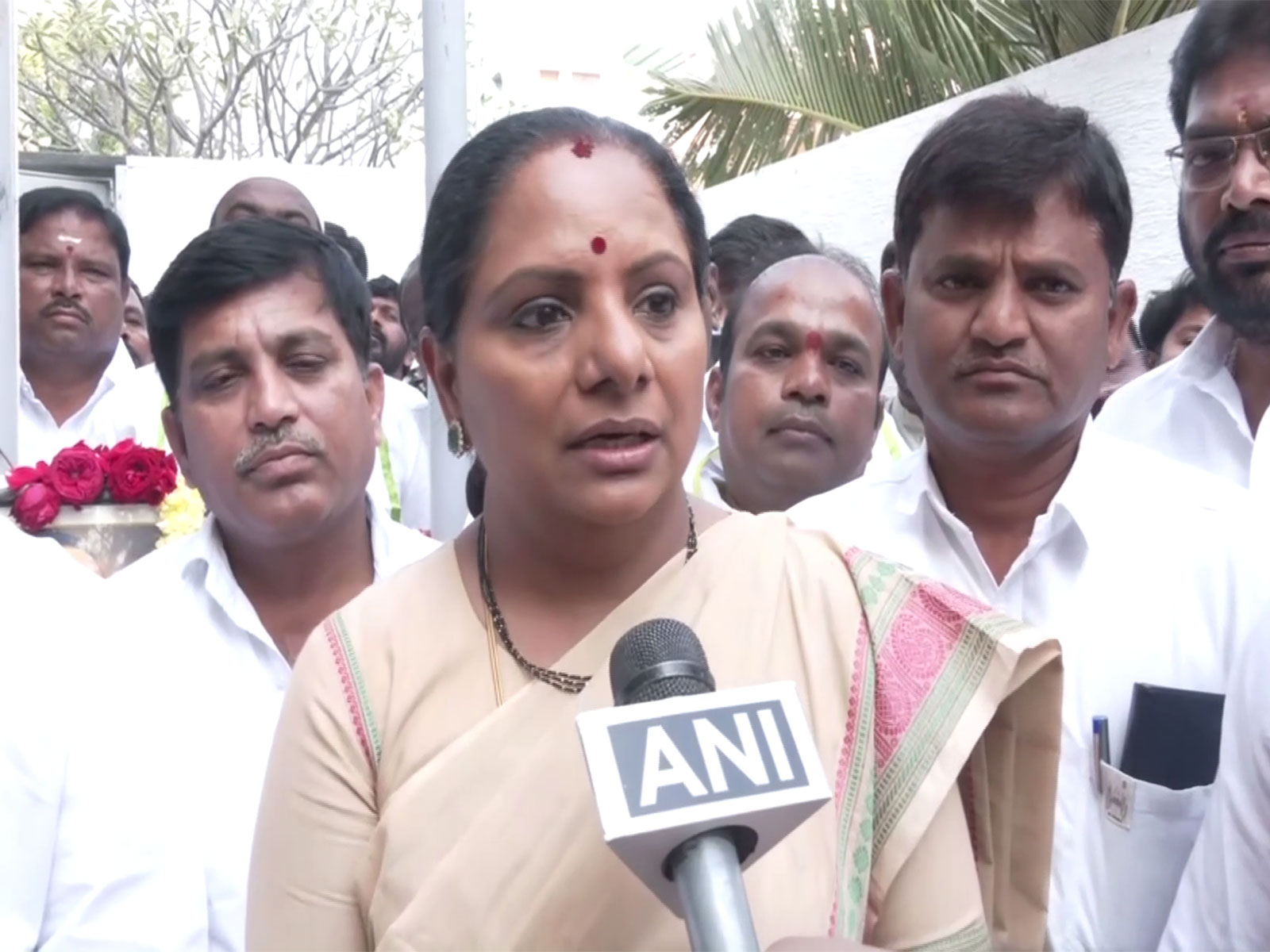 Telangana Jagruthi Founder K Kavitha (Photo/ANI)