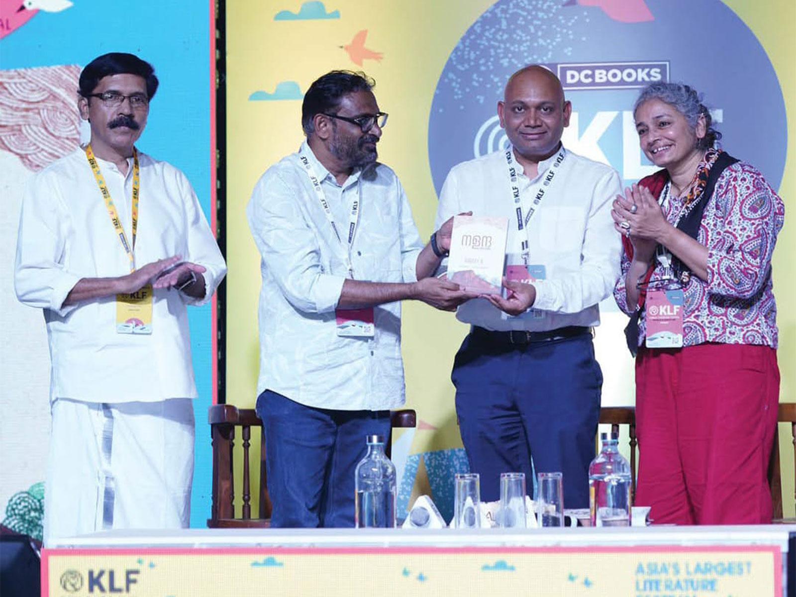 Poet-diplomat Abhay K at Kerala Lit fest (Photo/ANI)