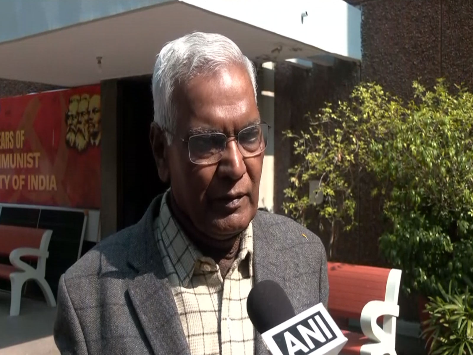 CPI General Secretary D Raja (Photo/ANI)
