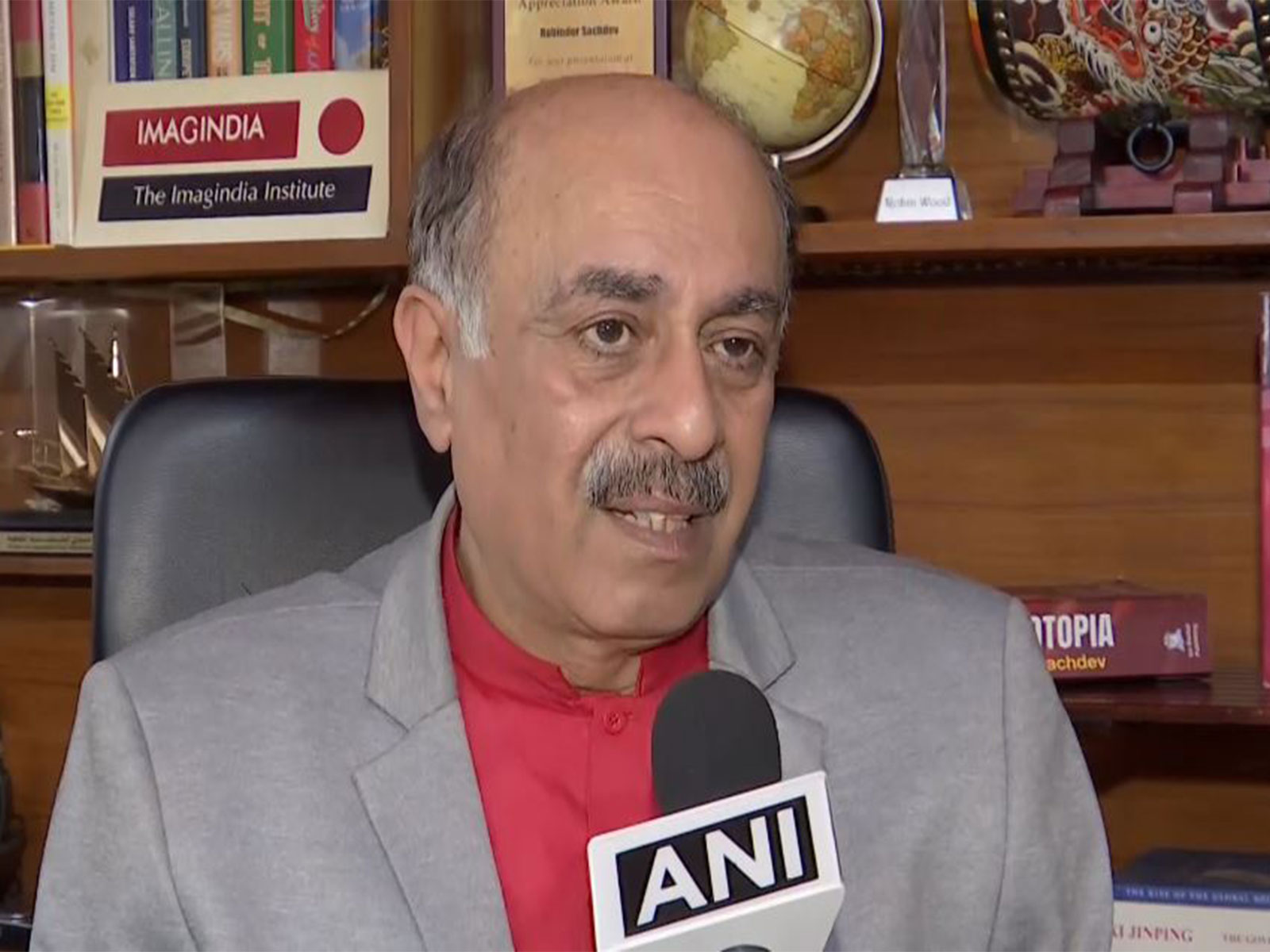 Foreign Affairs Expert Robinder Sachdev. (Photo: ANI)