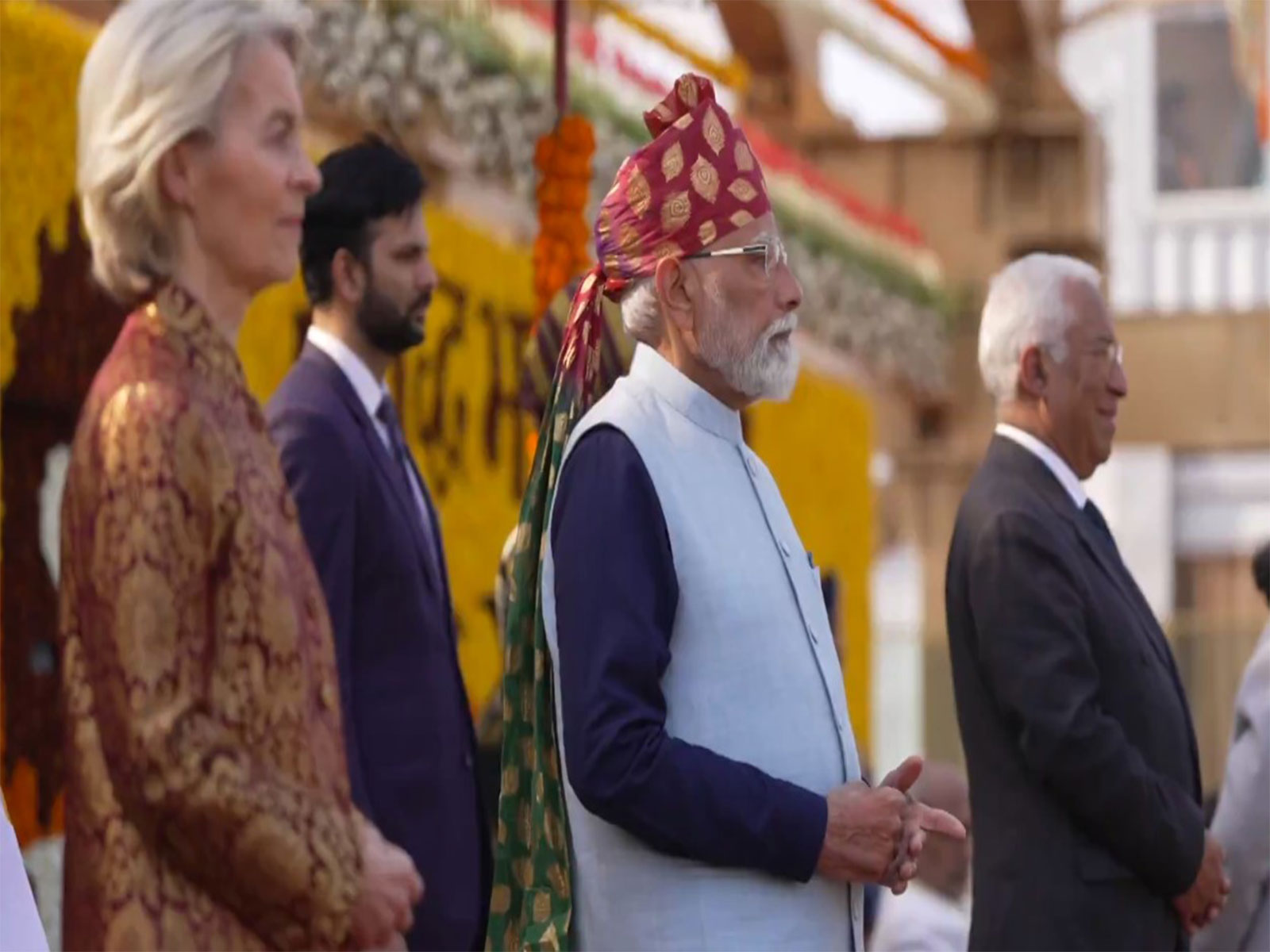 Prime Minister Narendra Modi at Republic Day celebrations in Delhi (Photo/X/@narendramodi))