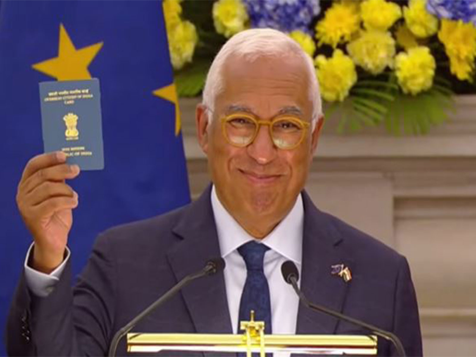 European Council President Antonio Costa (Photo/Youtube@MEAIndia)