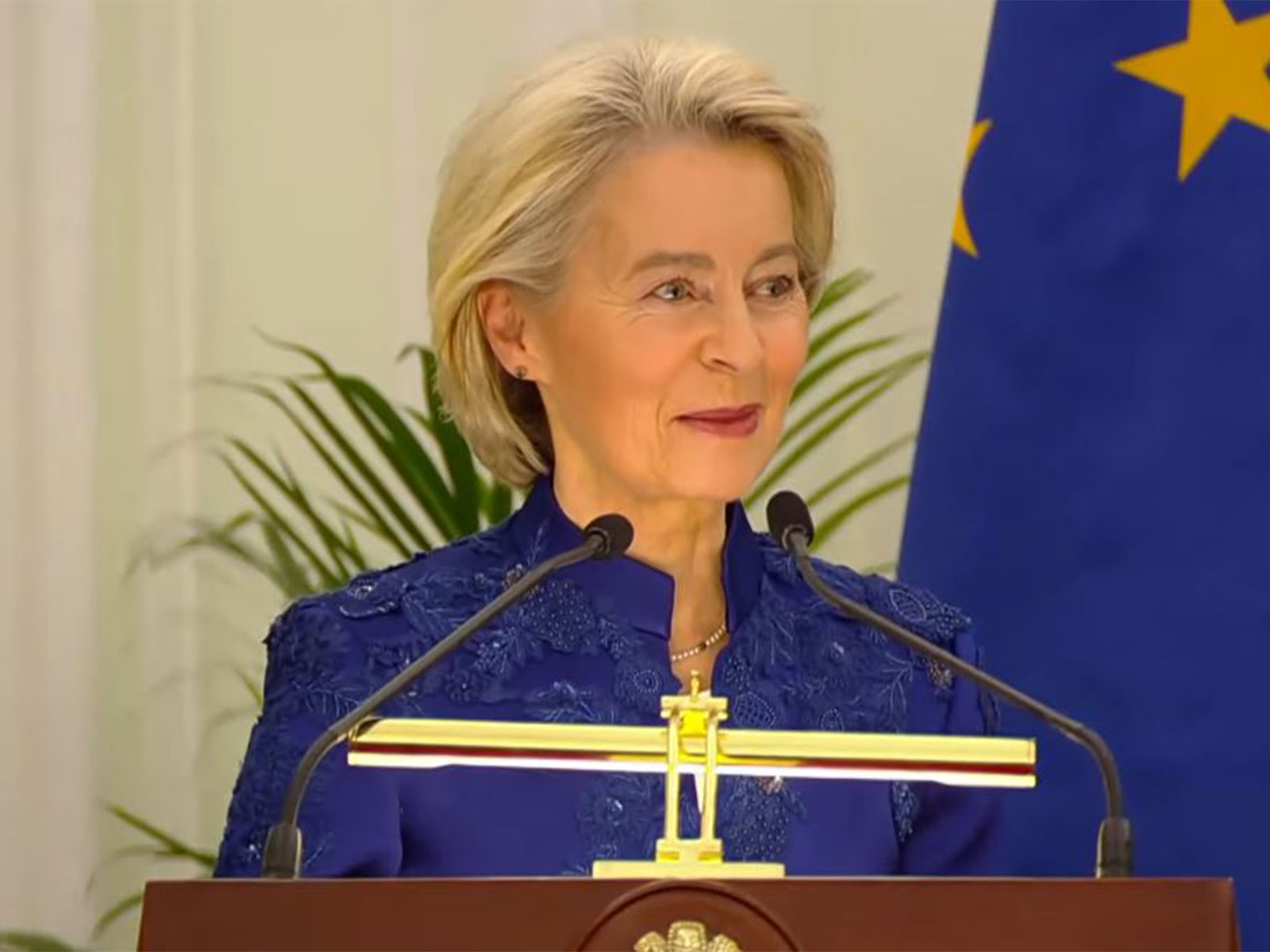President of the European Commission Ursula von der Leyen (Image: ANI)
