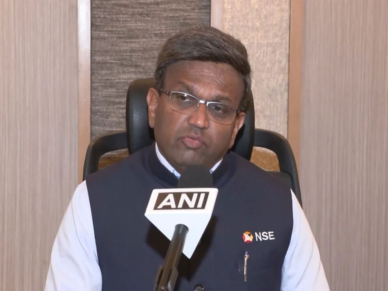 Sriram Krishnan, National Stock Exchange’s Chief Business Development Officer (Image: ANI)