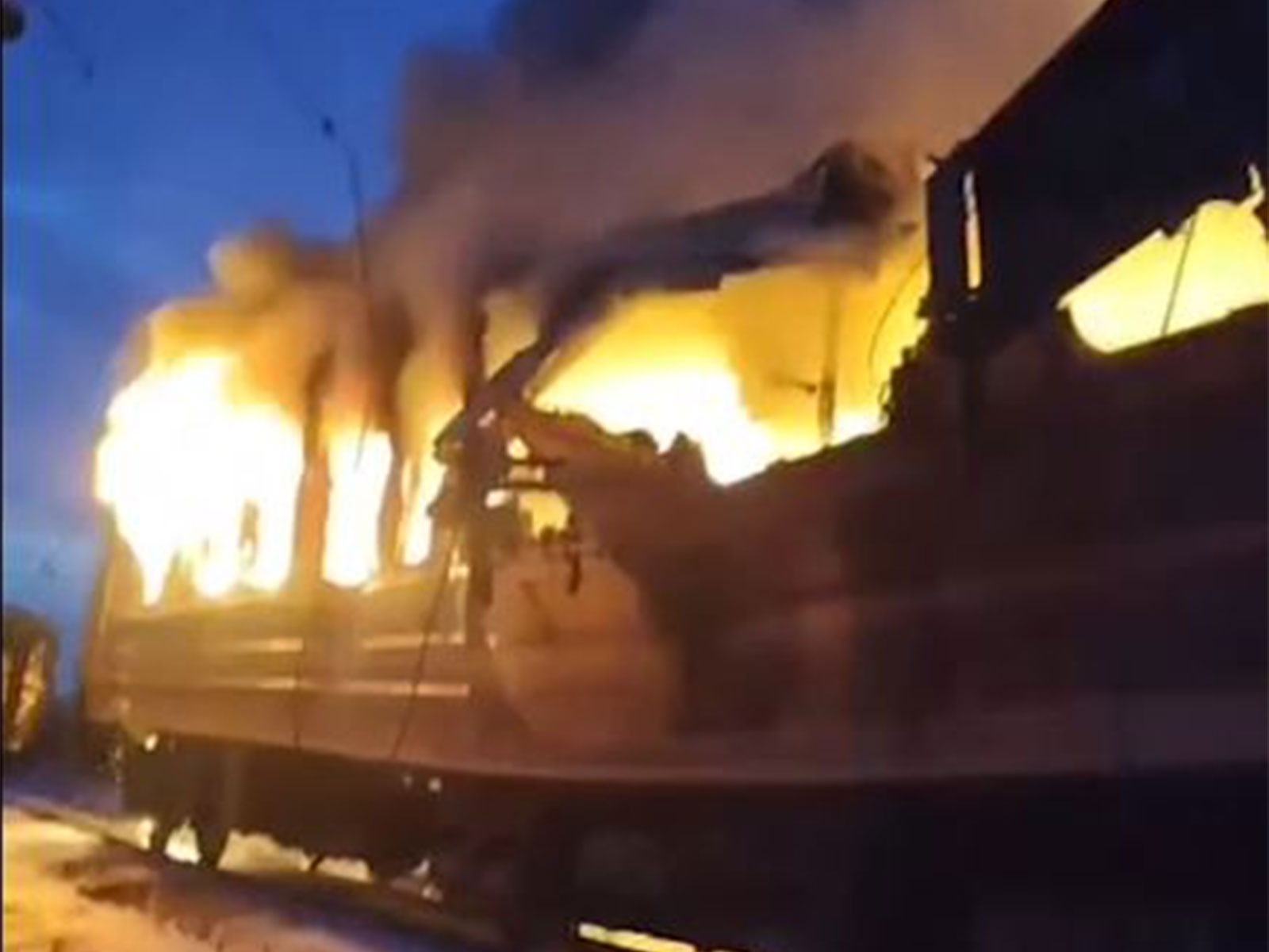 Russia strikes passenger train that killed four (Photo/X@ZelenskyyUa)