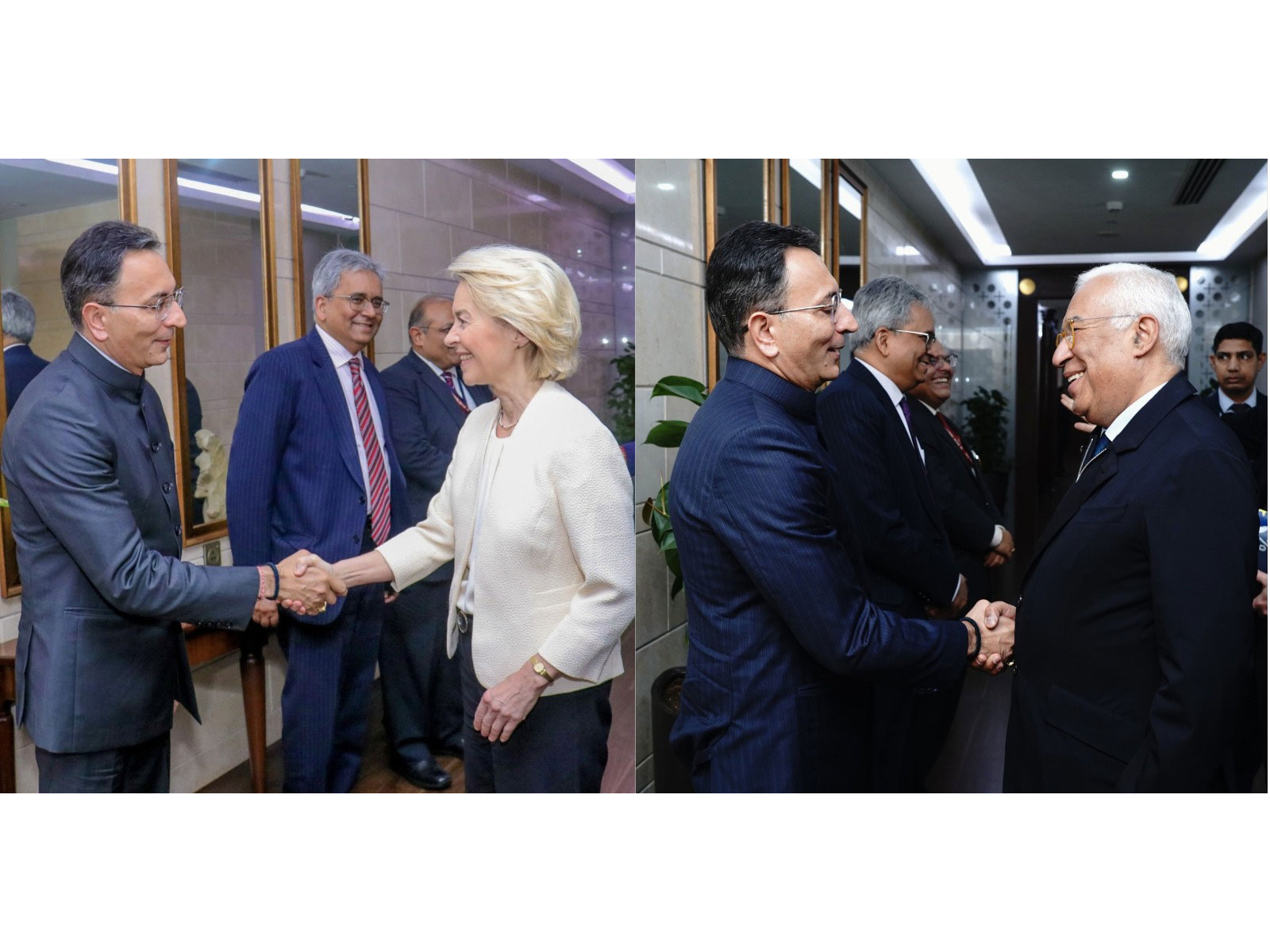 European Presidents depart from India after a successful visit (Photo/X@MEAIndia)