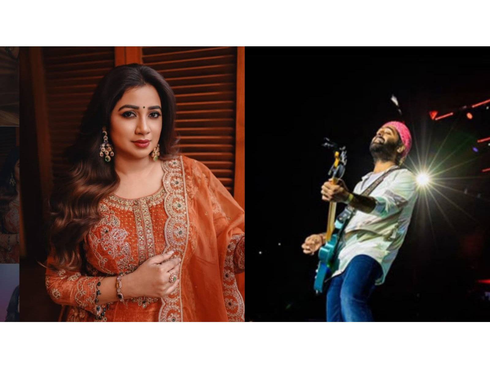 Shreya Ghoshal (Left) and Arijit Singh (Photo/Instagram/@shreyaghoshal, @arijitsingh) Shreya Ghoshal (Left) and Arijit Singh (Photo/Instagram/@shreyaghoshal, @arijitsingh)