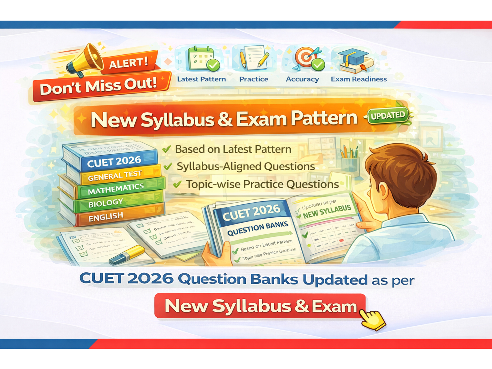 CUET 2026 Question Banks Now Updated
