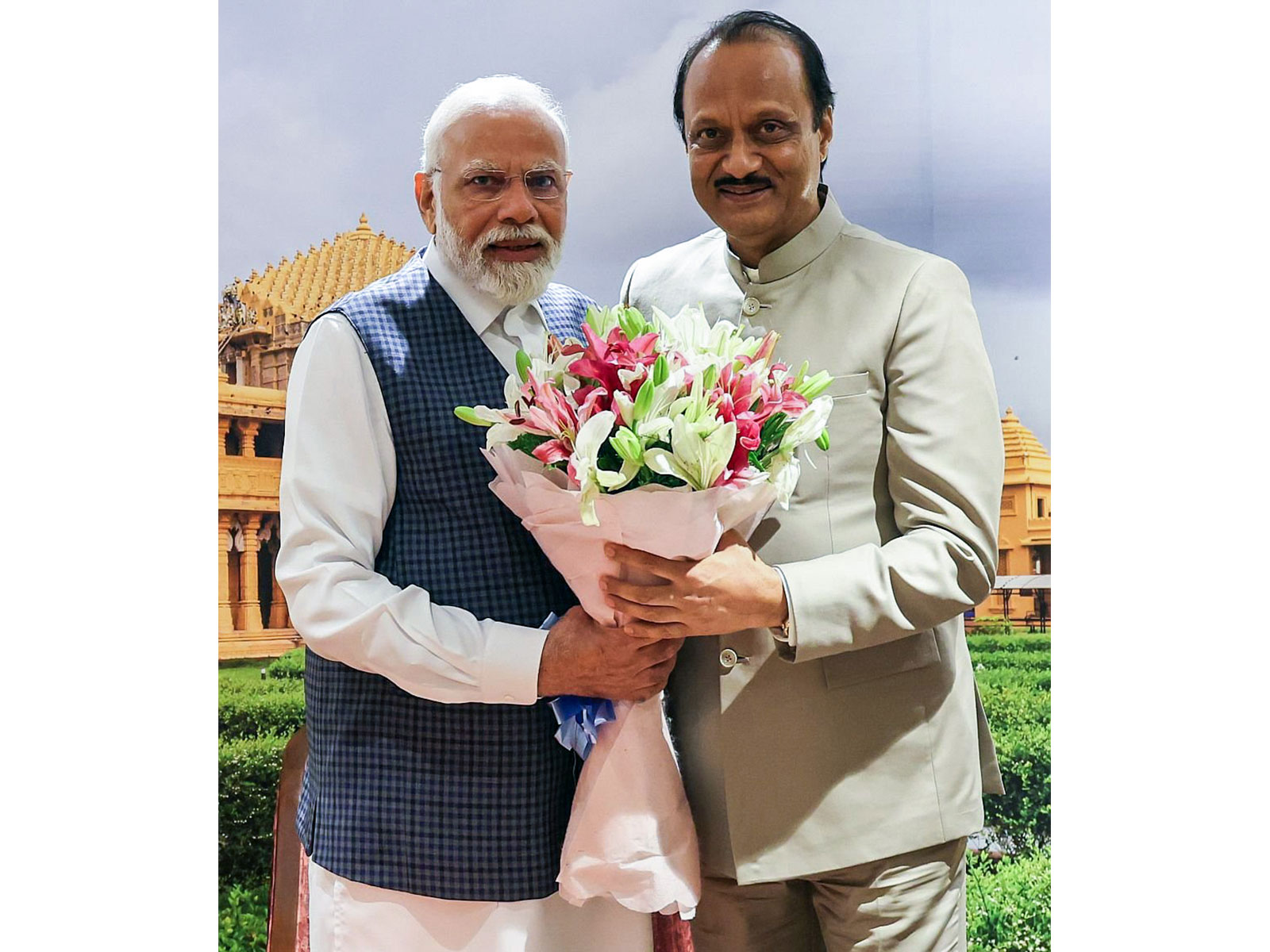 Prime Minister Narendra Modi shared this picture, on jan 28, 2026 condoling the demise of Maharashtra Deputy CM Ajit Pawar in a plane crash (@narendramodiX/ANI Photo)