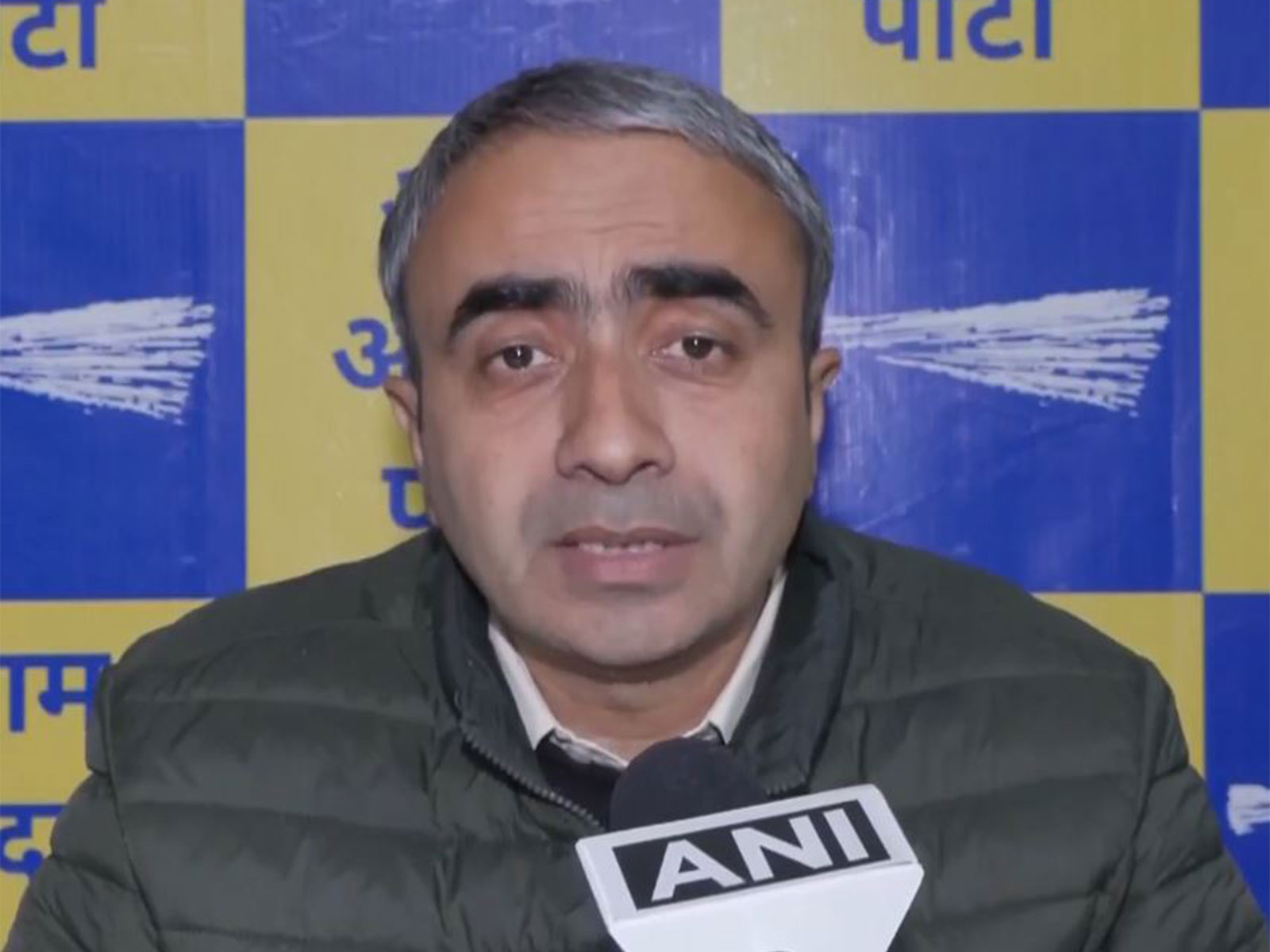 AAP National Media Incharge Anurag Dhanda (Photo/ANI)