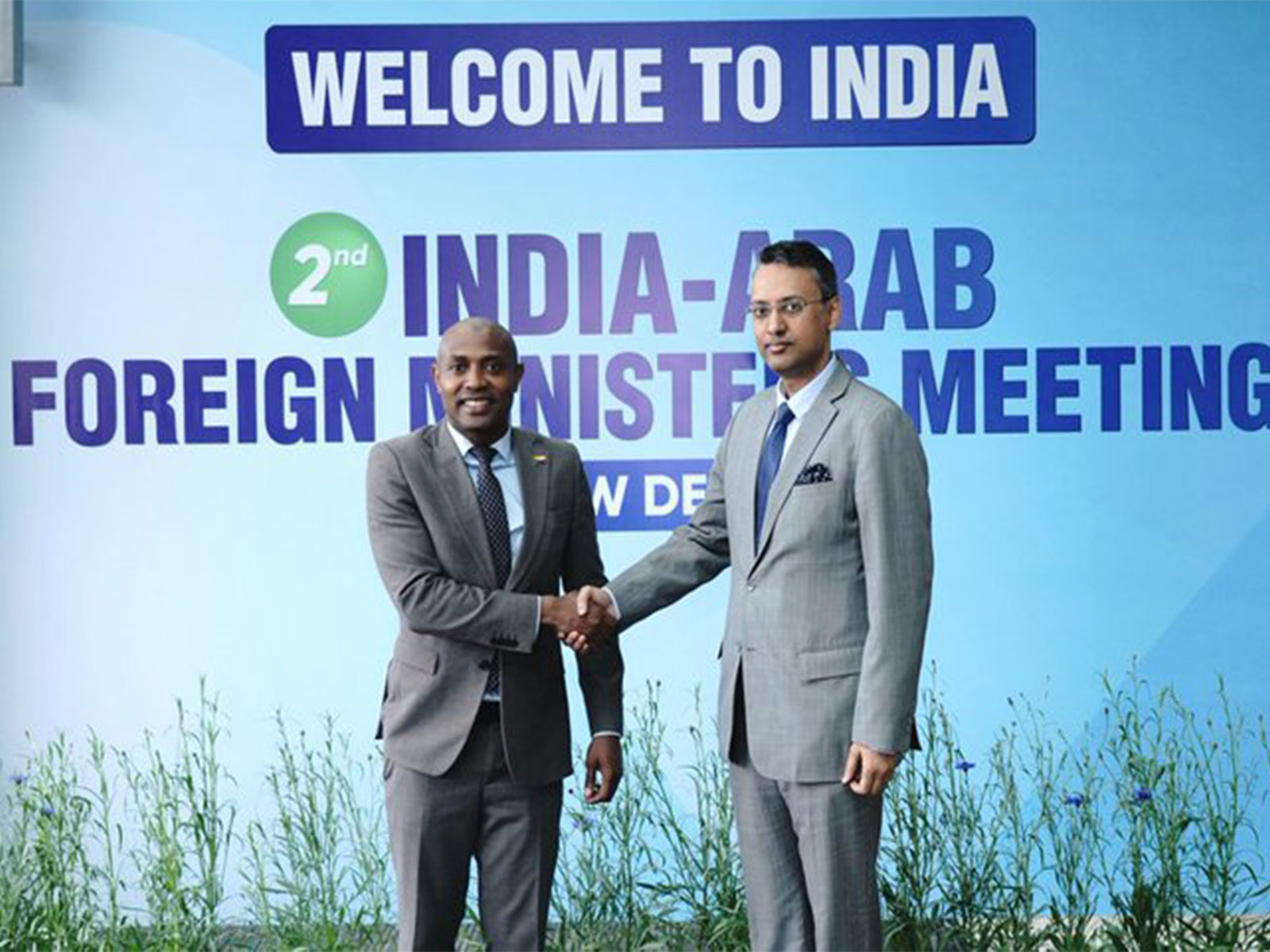 Comoros' Foreign Minister Mbae Mohamed in India to participate in 2nd India-Arab Foreign Ministers’ Meeting (Photo/X/@MEAIndia)