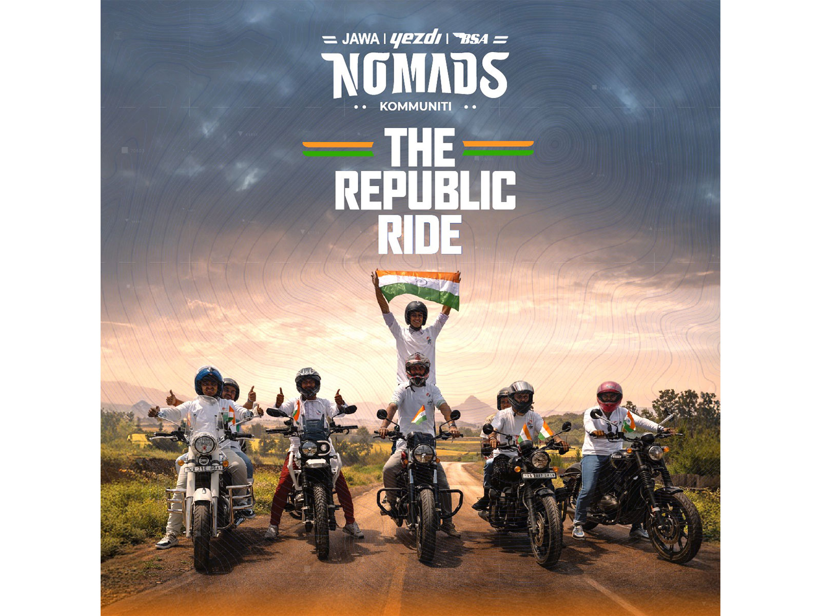 Jawa-Yezdi-BSA Nomads Kommuniti's The Republic Ride