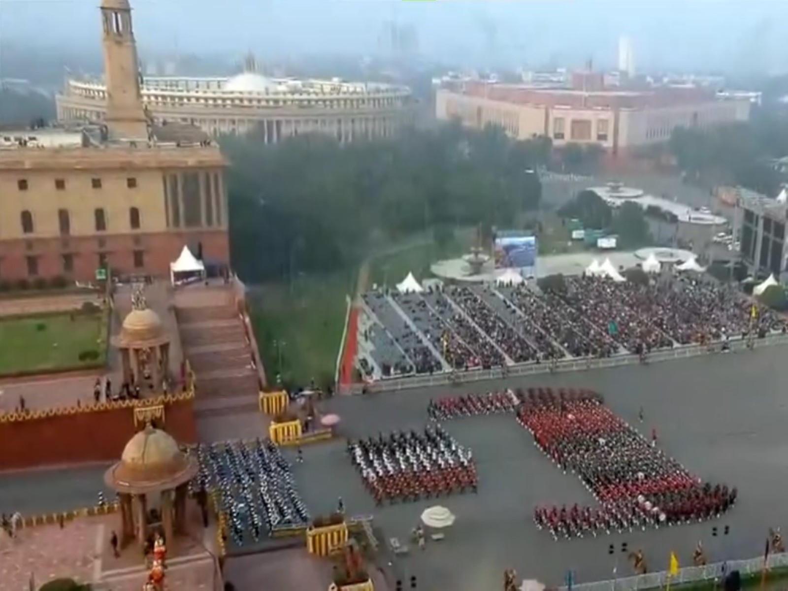 A visual from Beating Retreat ceremony (Photo/ANI)