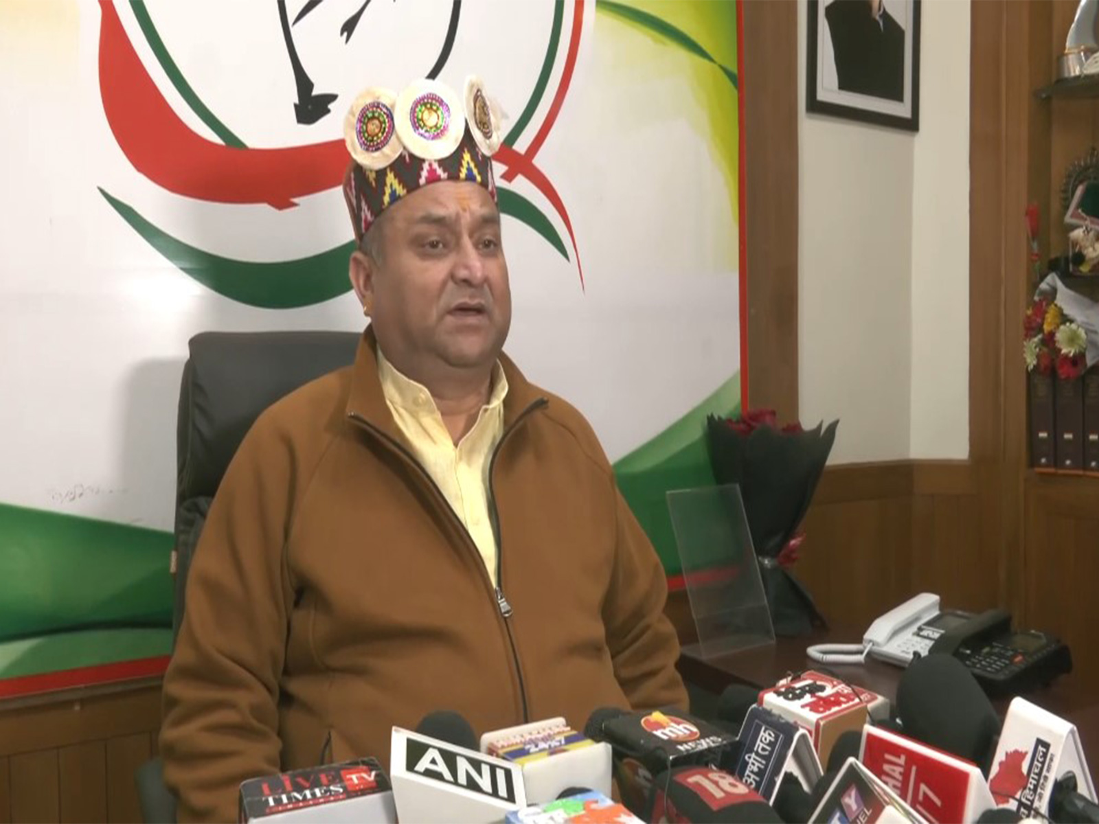 President of the Himachal Pradesh Congress Committee (HPCC), Vinay Kumar (File Photo/ANI)