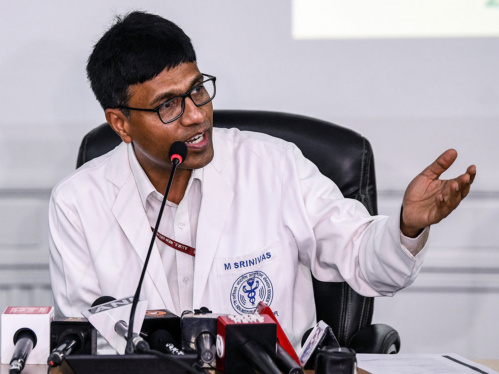 Delhi AIIMS Director M Srinivas (File photo/ANI)