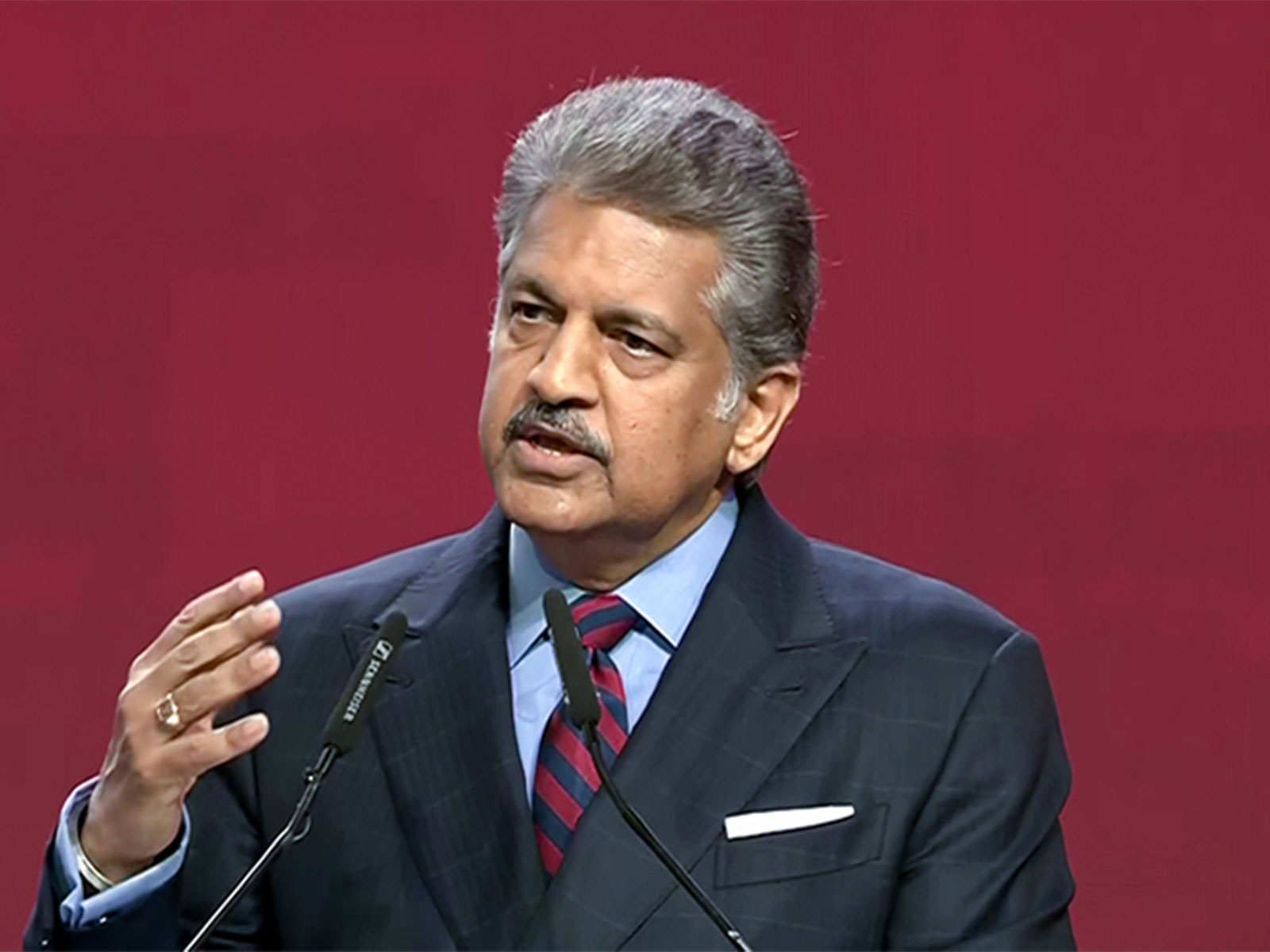 Anand Mahindra, Chairman of the Mahindra Group. (File Photo: ANI)